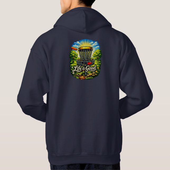 Livet är bra hoodie (Baksida)