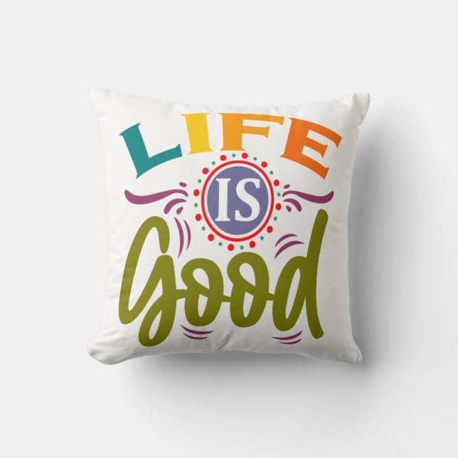 Livet är Bra Kudde (Framsida)