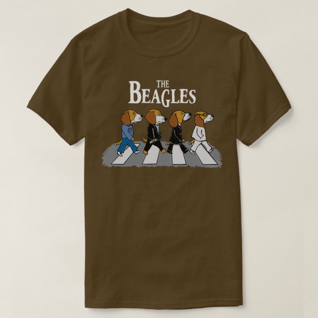 Livet är Bra Merch Beagles T Shirt (Design framsida)