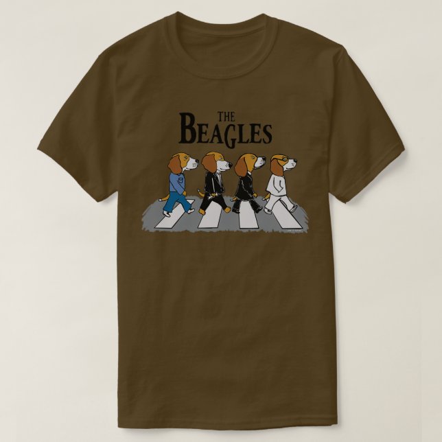 Livet är Bra Merch Beagles T Shirt (Design framsida)