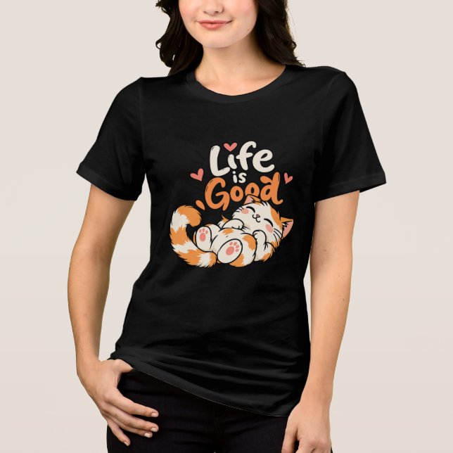 Livet är bra t shirt (Framsida)