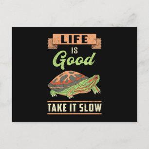 Livet är Bra, tar det långsamt för sköldpaddan Äls Vykort