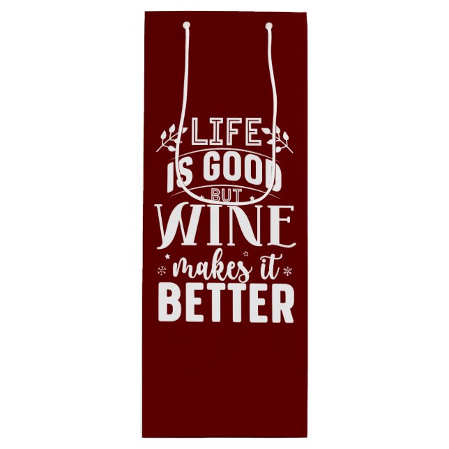 Livet är Bra, Vin gör det bättre (Framsidan)