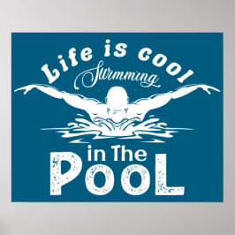 Livet är Coola i Älskare Poster i Bassäng Simman