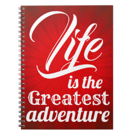 Livet är det Underbarare Äventyren Anteckningsbok