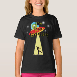 Livet är en Äventyr-rymdans Alien T Shirt