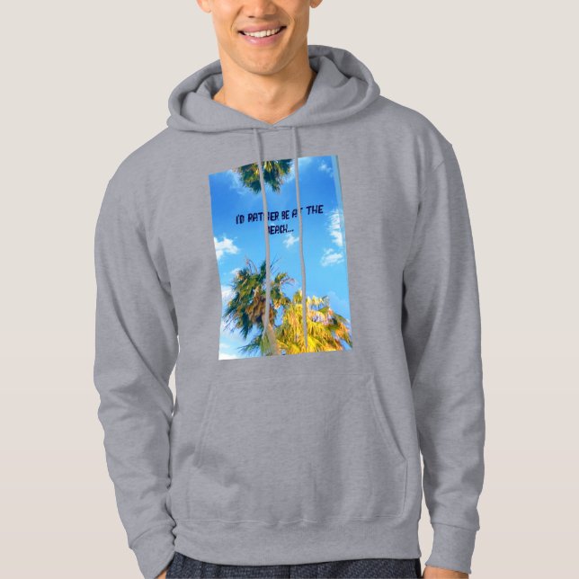 Livet är en Beach Hoodie (Framsida)