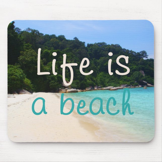 Livet är en Beach Musmatta (Framsidan)
