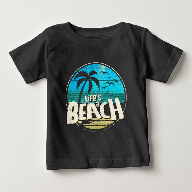 Livet är en Beach T Shirt (Framsida)