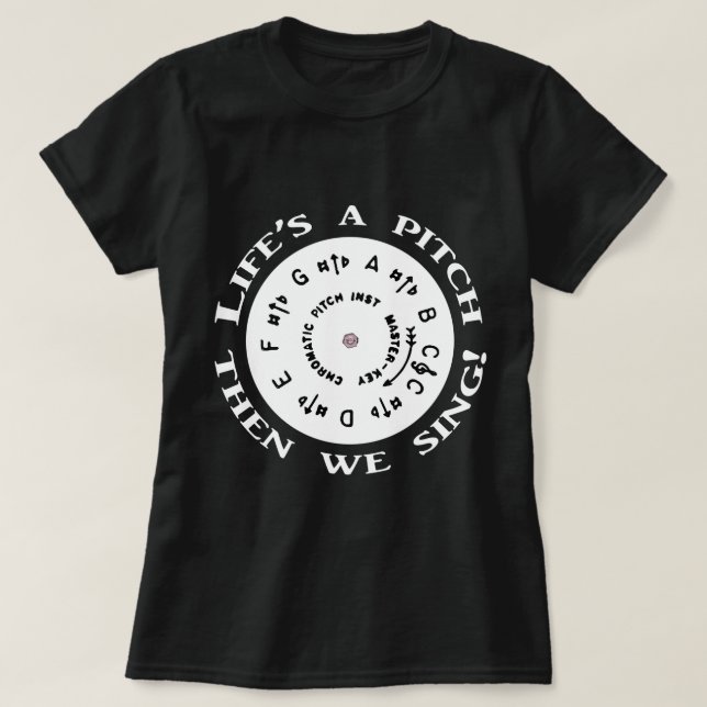 Livet är en beck tee shirt (Design framsida)