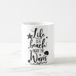 LIVET ÄR EN BEVARLIG NYTTA FÖR VÅGARNA KAFFEMUGG