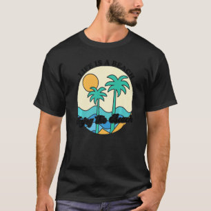 Livet är en bov som njuter av den Vinkara tropiska T Shirt