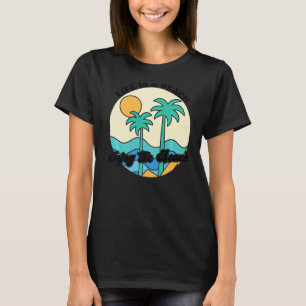 Livet är en bov som njuter av den Vinkara tropiska T Shirt