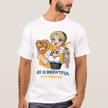 Livet är en brokig Oktoberfest T-Shirt