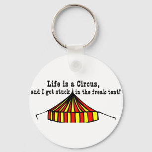 Livet är en cirkus nyckelring