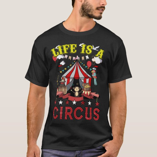 Livet Är En Cirkus T Shirt (Framsida)
