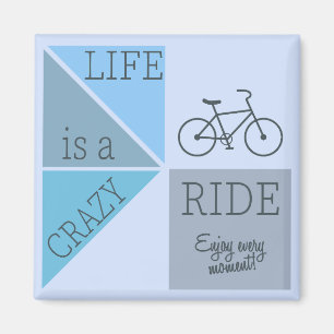 Livet är en Crazy Ride Magnet