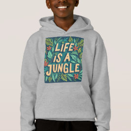 "Livet är en djungel", citerar lustigt pun T Shirt