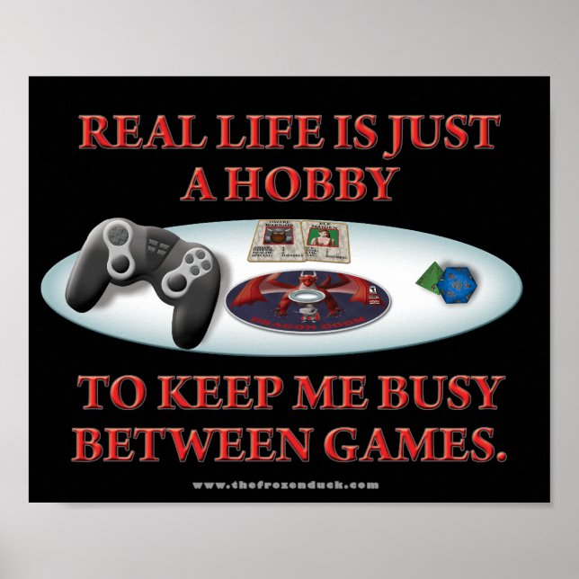 Livet är en Hobby MELLAN Games Poster (Framsidan)