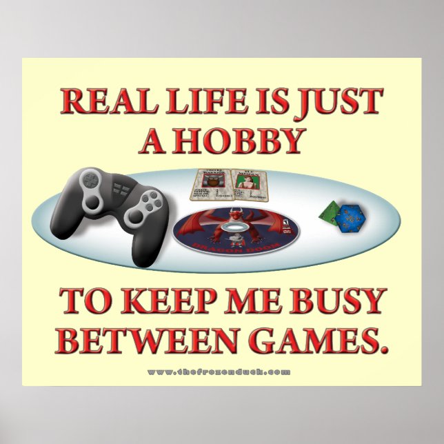 Livet är en Hobby MELLAN Games Poster (Framsidan)
