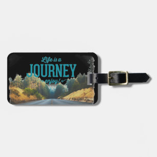 Livet är en Journey Enjoy! Bagagebricka