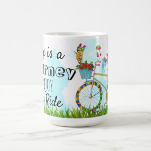 Livet är en journey Enjoy Ride Mugg