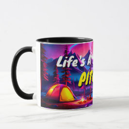 Livet är en lek - en giftig humoristisk kampanj. mugg