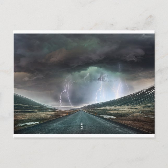 Livet är en motorväg vykort (Framsida)