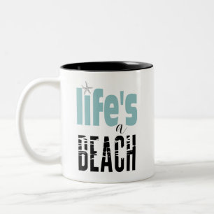 Livet är en persikokaffe Mugg