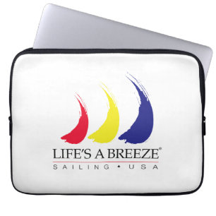 Livet är en plashy-segel av typen Breeze®_Paint-th Laptop Fodral