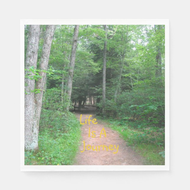 Livet är en resa 2 pappersservett (Framsidan)