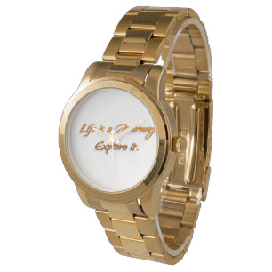 Livet är en resa armbandsur