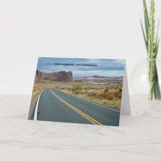 Livet är en resa, inte en destination kort