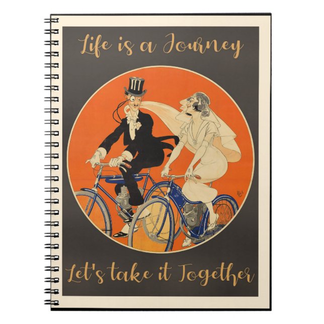 Livet är en resa, Kärlek. Anteckningsbok (Framsidan)