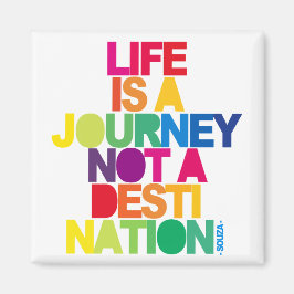 Livet är en resa magnet