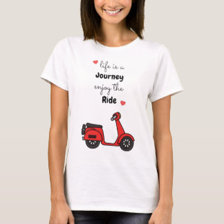 Livet är en resa, njut av färden t shirt