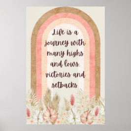 Livet är en resa. poster