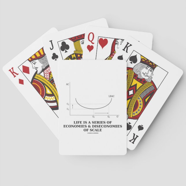 Livet är en serie ekonomier och ekonomier  casinokort (Baksidan)