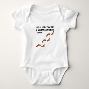 Livet är en själsväg resa i ett otillförlitligt fo t-shirt