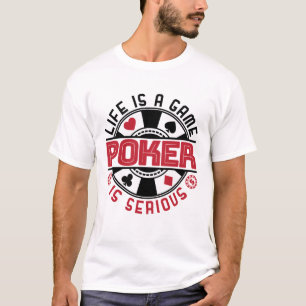 Livet är en spel-spelare som är en stor, underlig t shirt