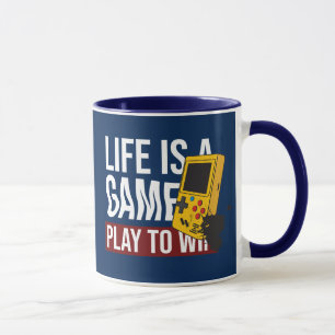 LIVET ÄR EN SPELNING FÖR VIN MUGG