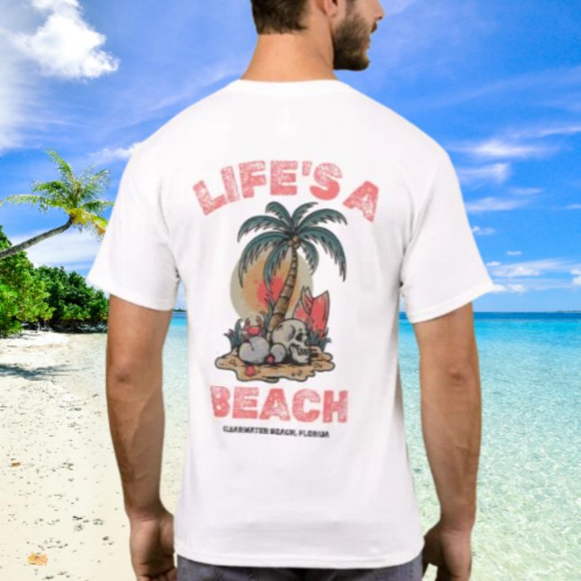 Livet Är En Strand av Salty AF T Shirt (Skapare uppladdad)