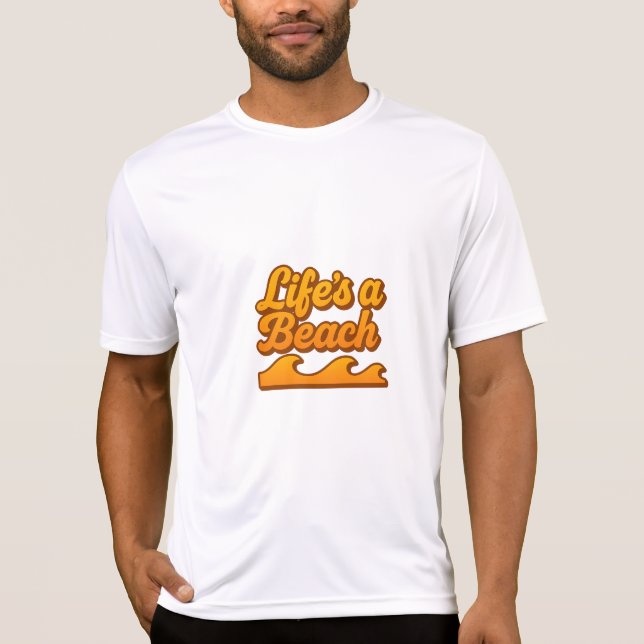Livet är en strand – Vågedition T Shirt (Framsida)