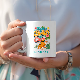 Livet är en strand vara Capy — Tropisk Kapybara Kaffemugg