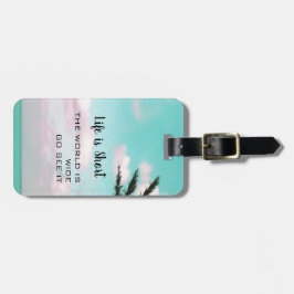 Livet är en tropisk Kort-inspirationsturnering Bagagebricka