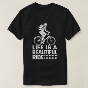 Livet är en underbar, rolig cyklisk cyklist t shirt