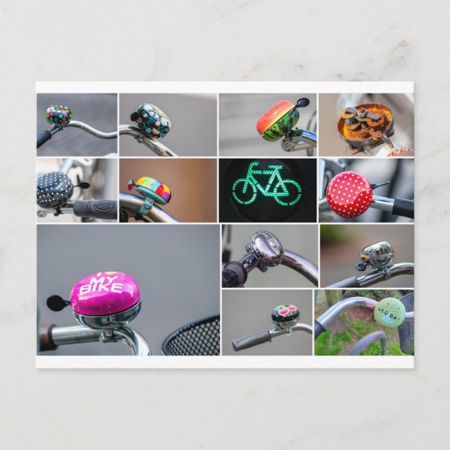 Livet är en vacker cykel! vykort (Framsida)