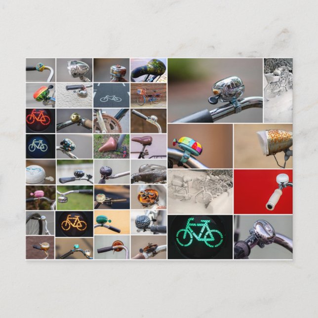 Livet är en vacker cykel! vykort (Framsida)