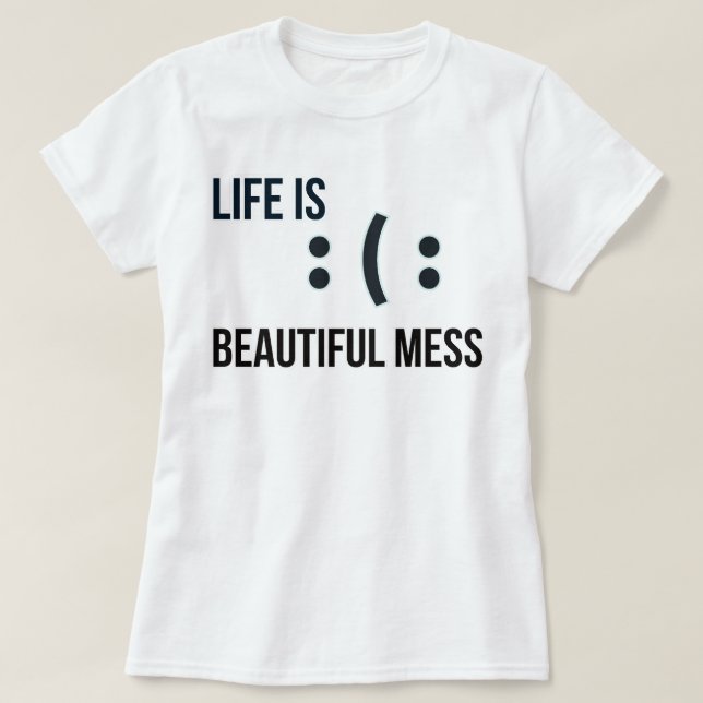 Livet är en vacker  | fozos t shirt (Design framsida)