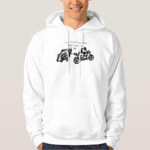 Livet är en vacker resa med dig, Personlig Hoodie